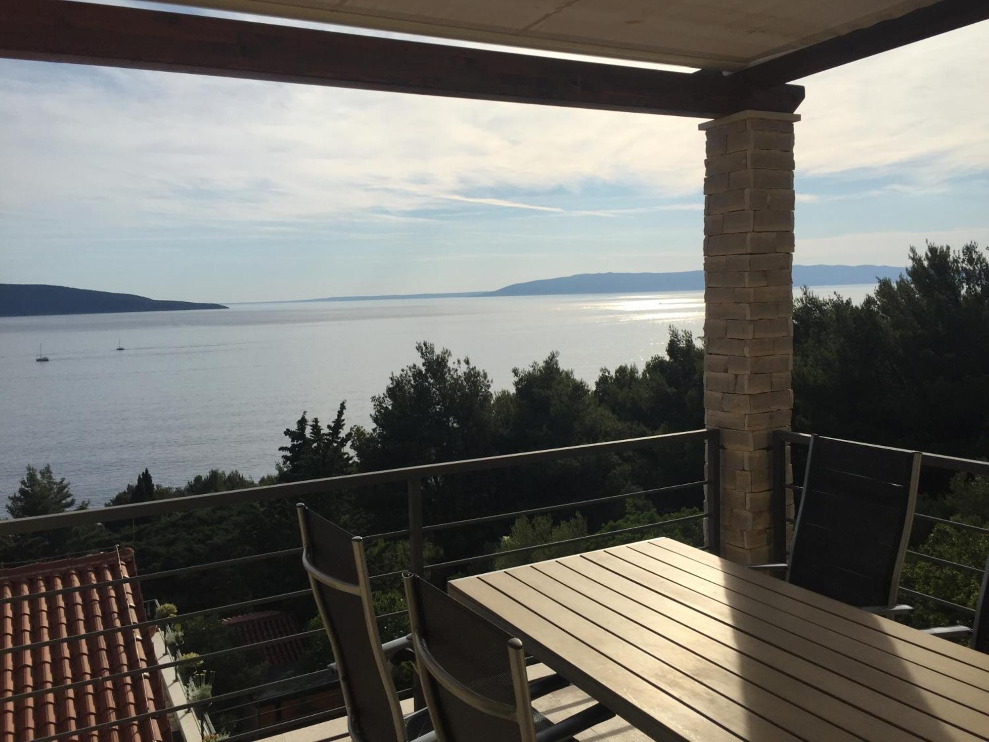 Gavza Sky View Apartment Крес Екстериор снимка